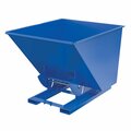 Vestil HOPPER W/O BUMP & DUMP LD 2 CU 2K BLUE D-200-LD-NB